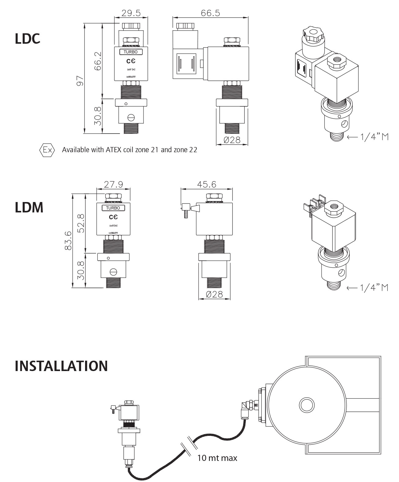 E2 PILOT VALVES LD Series