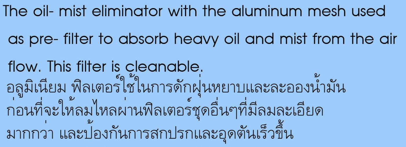 Turbo Oil-Mist Elimator with Aluminum Media (Model TOA-Series)