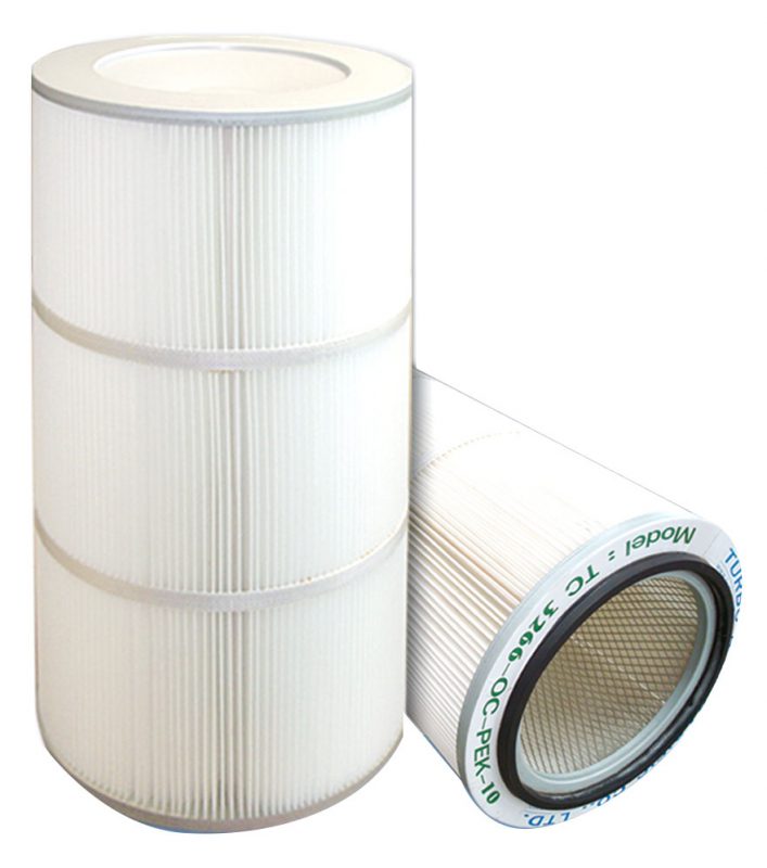 Spun bonded Polyester Air Cartridge Filter (PR Media)